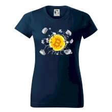 Bitcoin v tričku Bitcoin v tričku