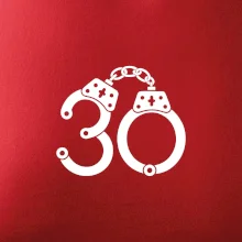 Narodeninové tričko pre policajta - putá 30