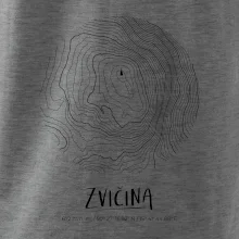 Zvičina - vrstevnice v kruhu