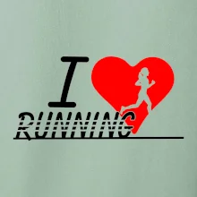 I love running dievča