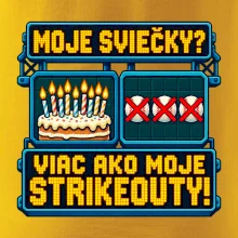 Moje sviečky viac ako moje strikeouty