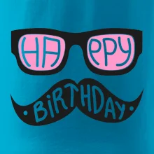 Mustache narozeniny - okuliare