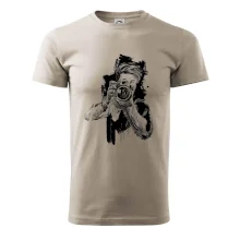 Fotograf kreslený ceruzkou Fotograf kreslený ceruzkou