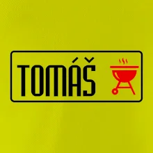 Tričko na grilovanie s vlastným menom