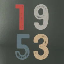 Vintage číslica 1953