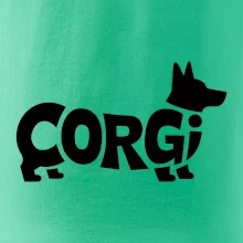Corgi nápis v tele Corgi nápis v tele