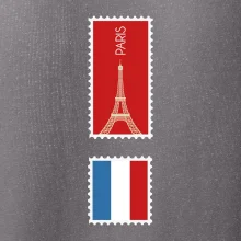 Paríž známka farebná