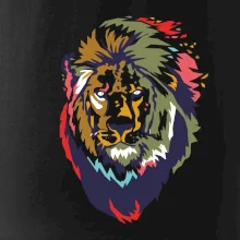 Hlava leva kreslená jednoduchá