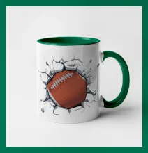 Americký futbal lopta v triku Americký futbal lopta v triku