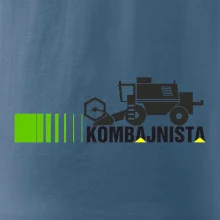 Kombajnista zelená a žltá