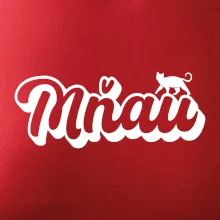 Mňau nápis