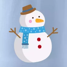 Snehuliak so šálom