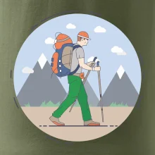 Farebný párový motív na hory