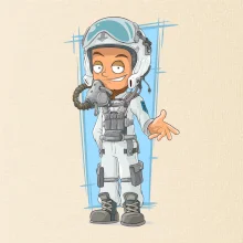 Vesmírny vojak oranžový