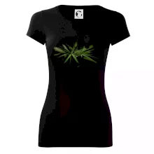 Ganja listy - makro Ganja listy - makro