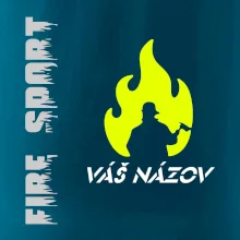 Hasiči - oheň - Váš názov - Prsník + chrbát