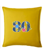 Kvetinové číslo kreslené - 80