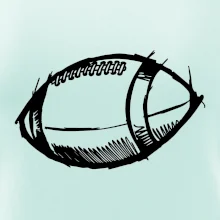 Americký futbal lopta skica Americký futbal lopta skica