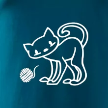 Mačka - Klbko - prsia Mačka - Klbko - prsia