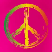 Peace symbol paint