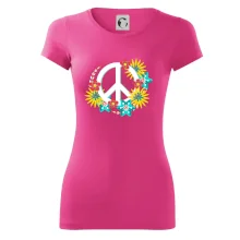 Peace symbol abstraktný