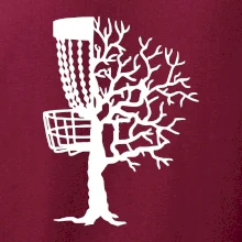 Disc golf pozor strom Disc golf pozor strom