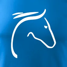 Kôň - hlava silueta