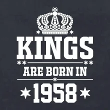 Kings are born in 1958