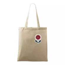 Folklór na prsníku kvetina guľatá