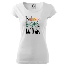 Balance begins within