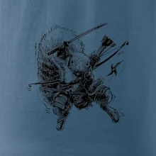 Skica ninja veverička