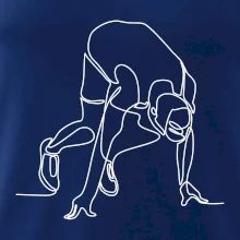 Bežec na štarte jedným ťahom Bežec na štarte jedným ťahom