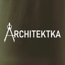 Architektka nápis