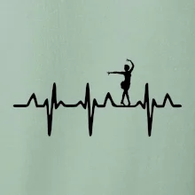 EKG tanečnice salsy