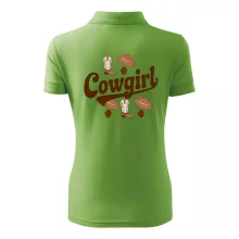 Cowgirl nápis a oblečenie