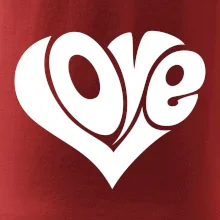 Love nápis jednoduchý