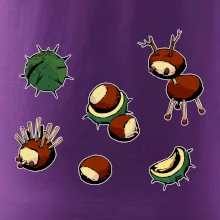 Gaštanové zvieratká - obdĺžnik