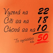 Vyzerá, cíti sa, chová sa - 50 rokov Vyzerá, cíti sa, chová sa - 50 rokov