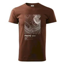 Plechý - vrstevnice v obdĺžniku