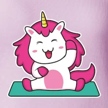 Yoga veselý jednorožec