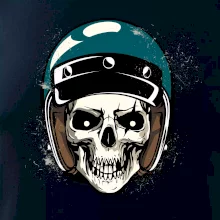 Moto prilba modrá Moto prilba modrá