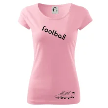 FOOTBALL nápis šikmo