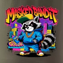 Mýval - masked bandit graffiti