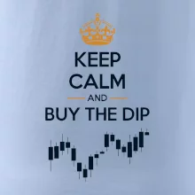 Keep Calm and Buy the Dip - koruna a graf