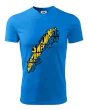 Mapy - názvy miest - Švédsko