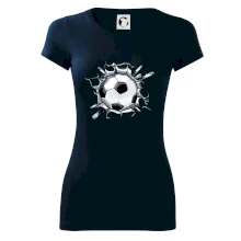 Futbalová lopta v triku Futbalová lopta v triku