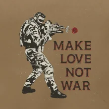 Ruže v zbrani, make love not war