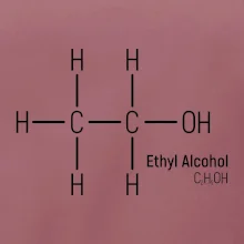 Molekulárna štruktúra Etanol