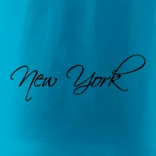 New York nápis písacím