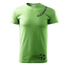 Kickball nápis šikmo